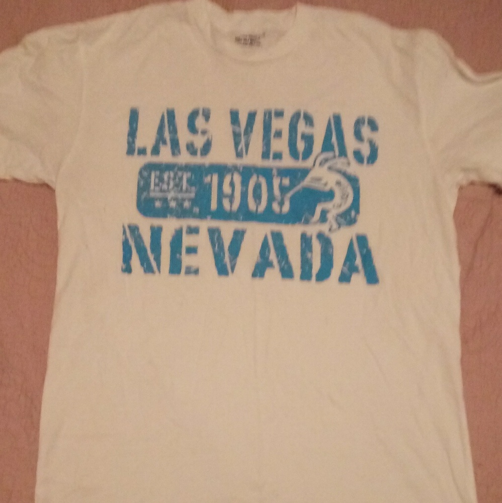 Las Vegas white tee